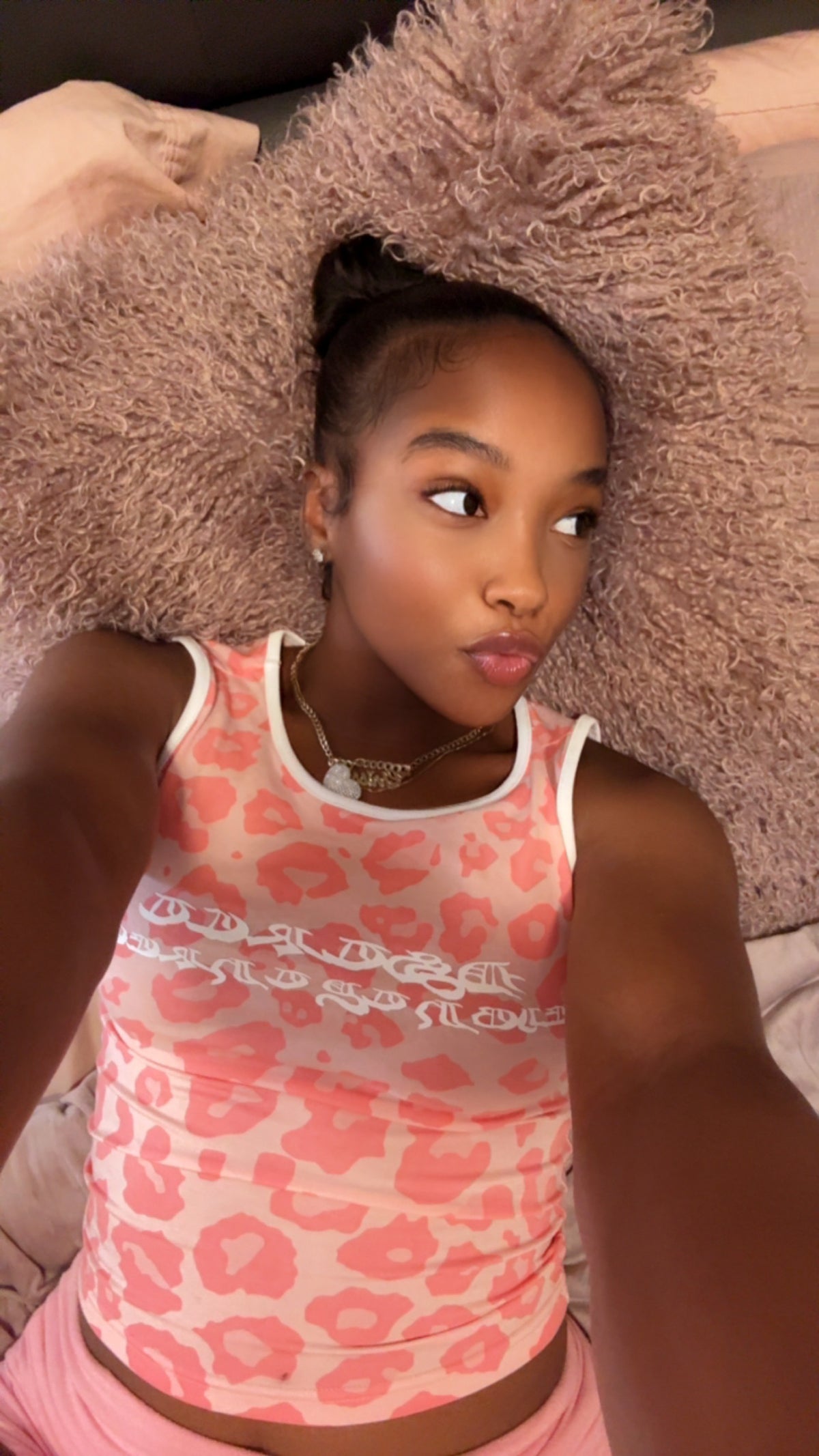 PINK CHEETAH TANK